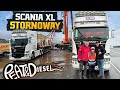 Scania xl working hard in stornoway