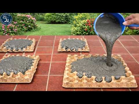 Pour cement into an egg tray and watch what most people can't imagine happens.!