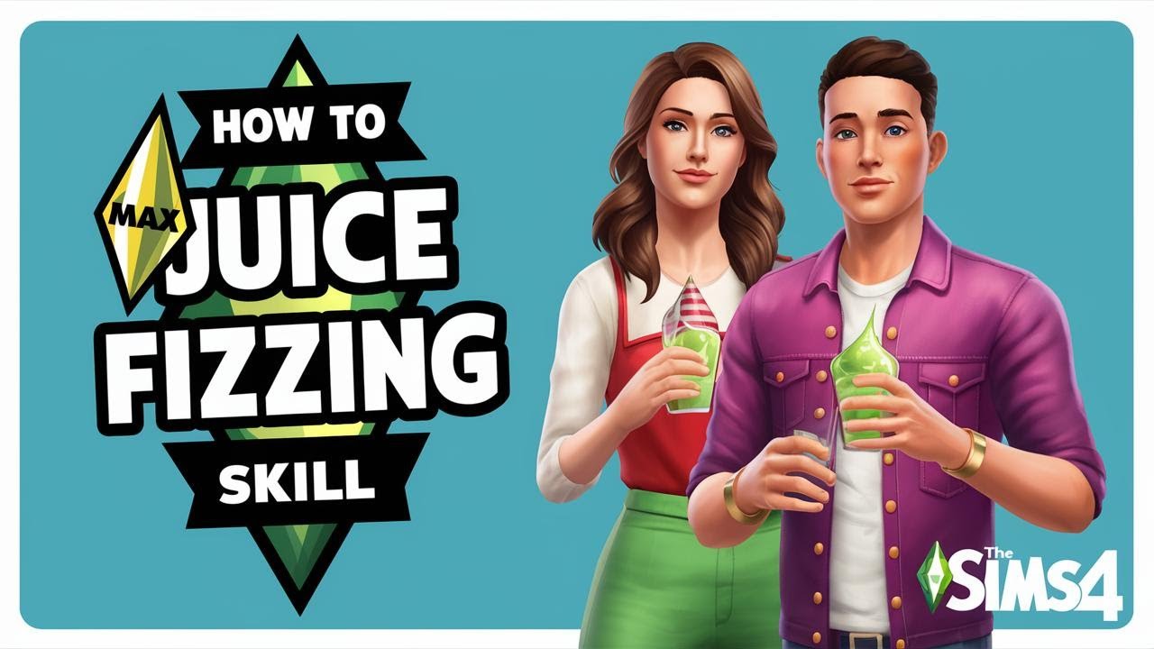 How to Max Juice Fizzing Skill (Using Cheats) - Sims 4