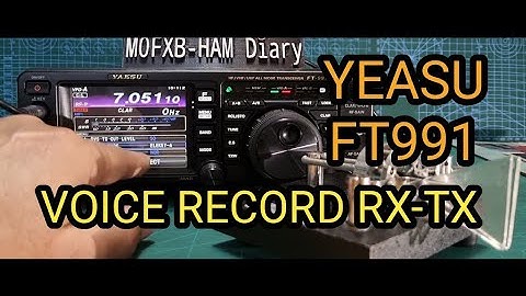 YAESU FT-991a Record/Play Back CW