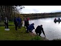 Зарыбление озера.