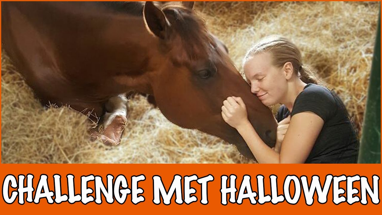 Een dag op stal met Esra en Halloween! | PaardenpraatTV