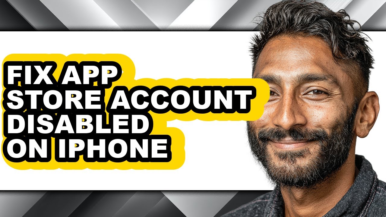 How to Fix App Store Account Disabled on Iphone (only Way)
