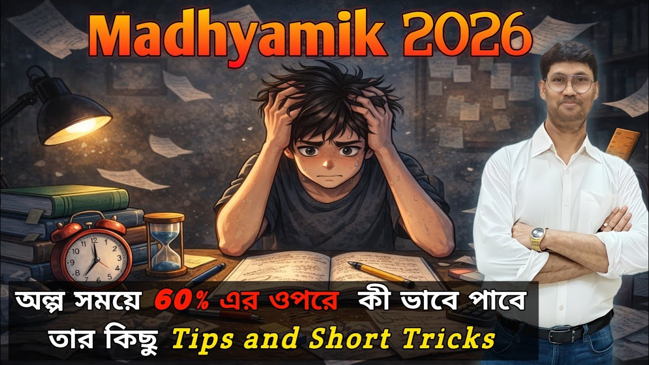 🛑 Madhyamik Candidates MUST WATCH !😱 Madhyamik 2026 Last Minute Suggestion | Wb class 10 Madhyamik 💯