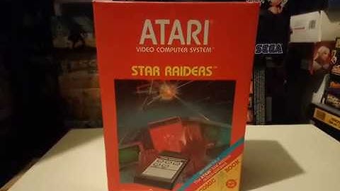 STAR RAIDERS Atari 2600 Video Computer System Game Program PAL Region Version Box Front 28.12.19
