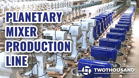 Production Line of Twothousand Planetary Mixer