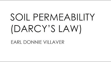 SOIL PERMEABILITY PROBLEMS 1 AND 2