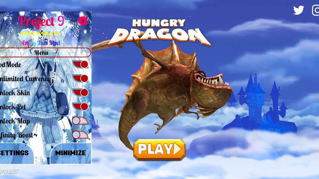 Ini yang request hungry dragon mod menu V.5.4