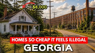 10 US Georgia Mill Towns Selling Homes for 20 000