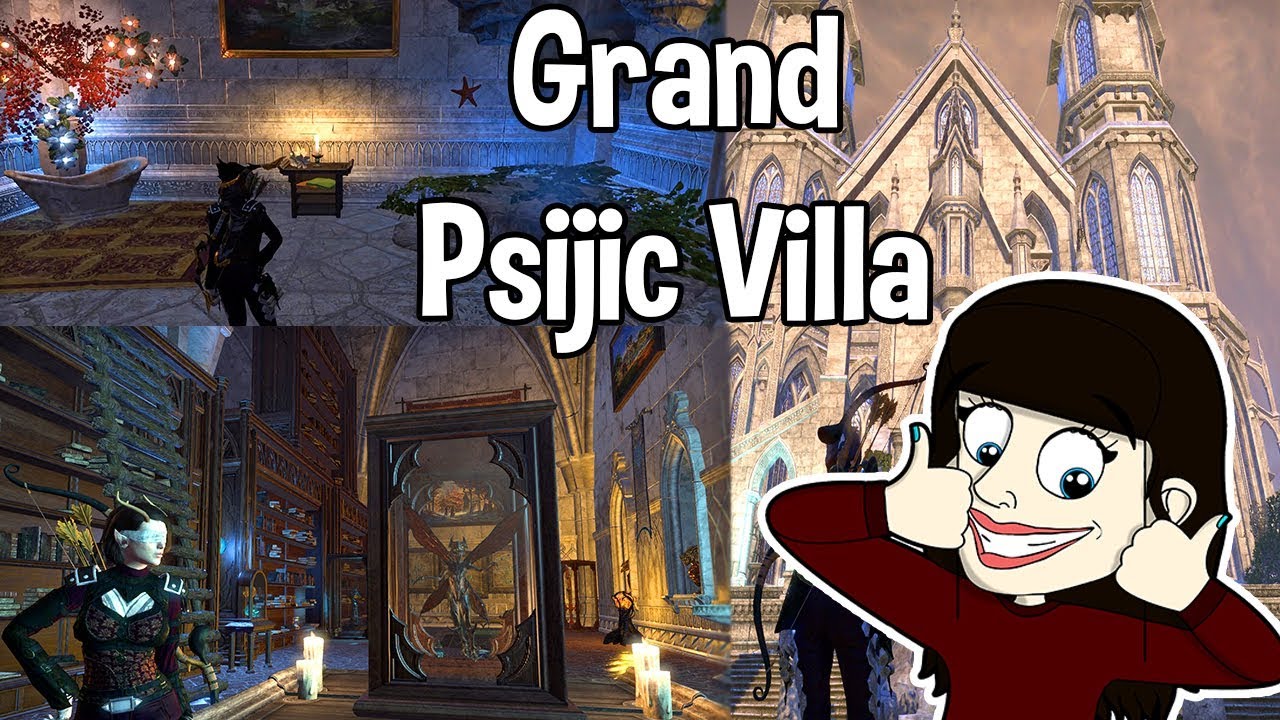 The Elder Scrolls Online - Fully Decorated House Tour Grand Psijic Villa 700/700 (Commentary)