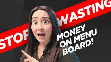 Stop Wasting Money! Make Your Own Editable Menu Board in Canva Tutorial