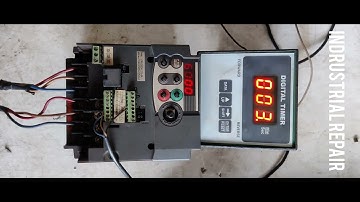 ⚡Fuji make ac drive capacity-1.5kw repaired complate OC3 problem how to and test with TIMER.