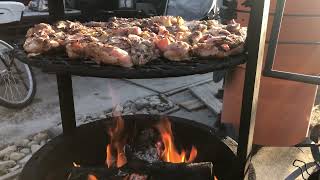 Chicken thighs on the Santa Maria