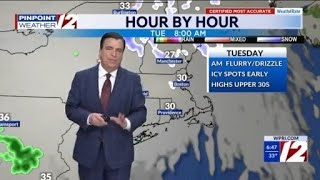 WPRI 12 Weather Forecast 2/16/26 Several Precipitation Chances This Week