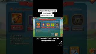 AVISO DE NUEVO VIDEO DE SET INF lordsmobile @LordsMobile SET DE ATAQUE DE INFANTERIA