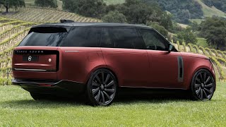 The New Range Rover SV Autobiography 2023  Sunrise Copper Color  SUV Luxury