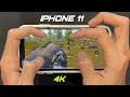 IPHONE 11 HANDCAM IN 2025 🔥/Smooth+Extreme PUBG Gaming Test😍/ NEW IOS 18.5 Livik Gameplay!