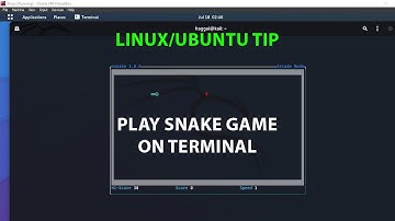LINUX UBUNTU TIP: Play snake game on terminal
