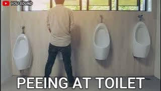 PEE SOUND suara kencing di toilet
