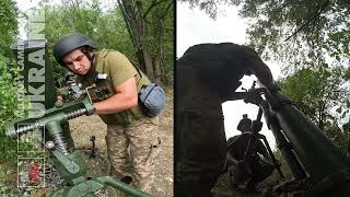 120mm MORTAR CREW IN ACTION: Donetsk region, synchronized GoPro footage (August 19, 2022) 🛡️💥📜