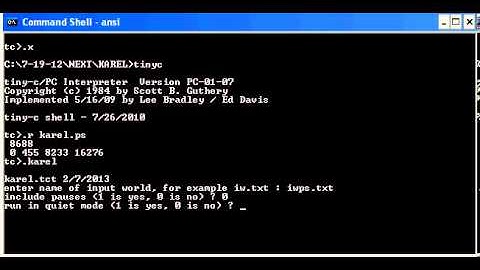 Bowling pin setup by Karel the Robot