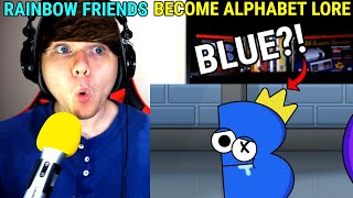 RAINBOW FRIENDS, Become ALPHABET LORE? (Cartoon Animation) @GameToonsOfficial REACTION!