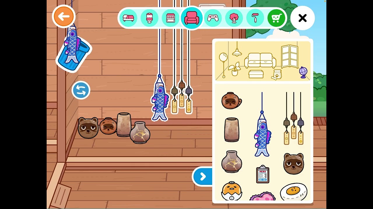 Reviewing the new house! In 