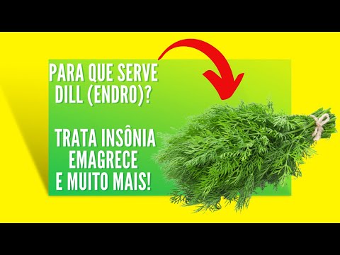 Vídeo: Para que serve o endro?