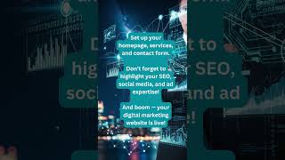 Start Your Digital Marketing Website In 60 Seconds