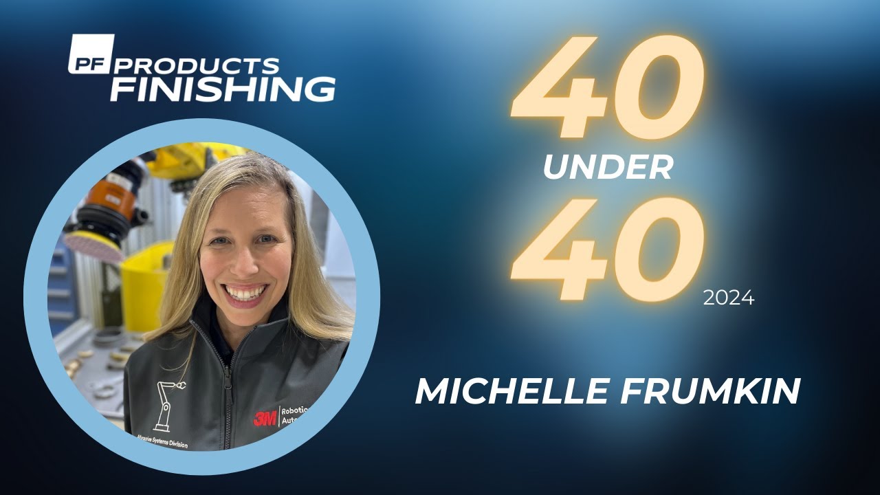 Automation Solutions for Surface Finishing | 40 Under 40 - Michelle Frumkin