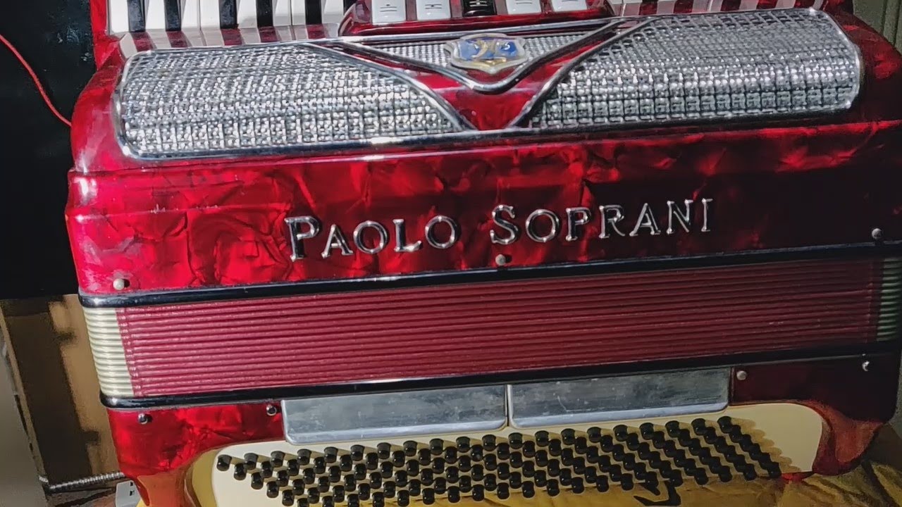 Paolo Soprani 241M Accordion 2/3 41 Keys 120 Bass stuck keys