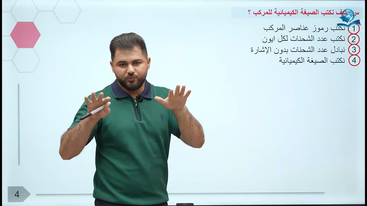 كيمياء الاول متوسط | الفصل الثاني | الصيغة الكيميائية