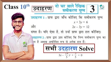 Two-four linear equation example questions || chapter 3 All Example || by Pankaj Sir