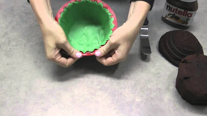 Nutella M&M's Giant Cupcake Rainbow Cake with Cupcake Addiction