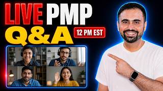 LIVE PMP Exam Q&A With Real Students | Ask Me Anything! (12 PM EST)