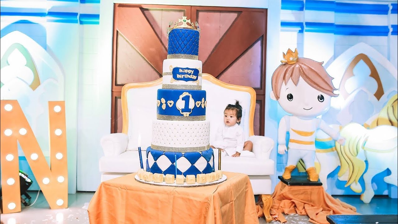 Royal Prince Theme Birthday Decoration Jian turns One