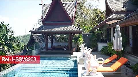บ้านไทย สุรินทร์ ฮิลล์| Baan Thai Surin Hill | Luxury Hilltop Paradise 4 bedroom Pool Villa for Sal