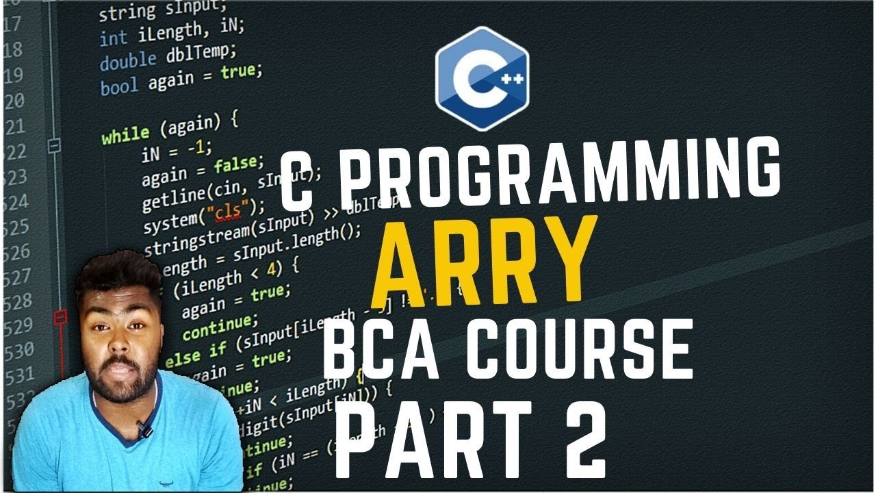 C Arry | Part 2 | C Language Tutorial - YouTube