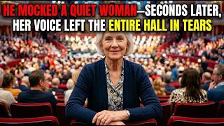 Famous Maestro Mocked a Quiet Woman — Her Performance Left the Entire Hall in Tears