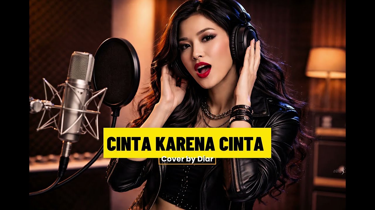 CINTA KARENA CINTA - JUDIKA || Lyrics || Cover version by Diar