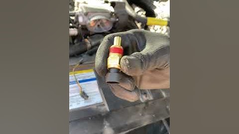 How to replace temperature sensor on 97 Z28 Chevy Camaro Lt 1 Engine #temperaturesensor #shorts
