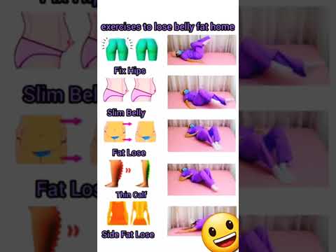 Exercises To Lose Belly Fat Home Short Reducebellyfat Bellyfatloss Yoga