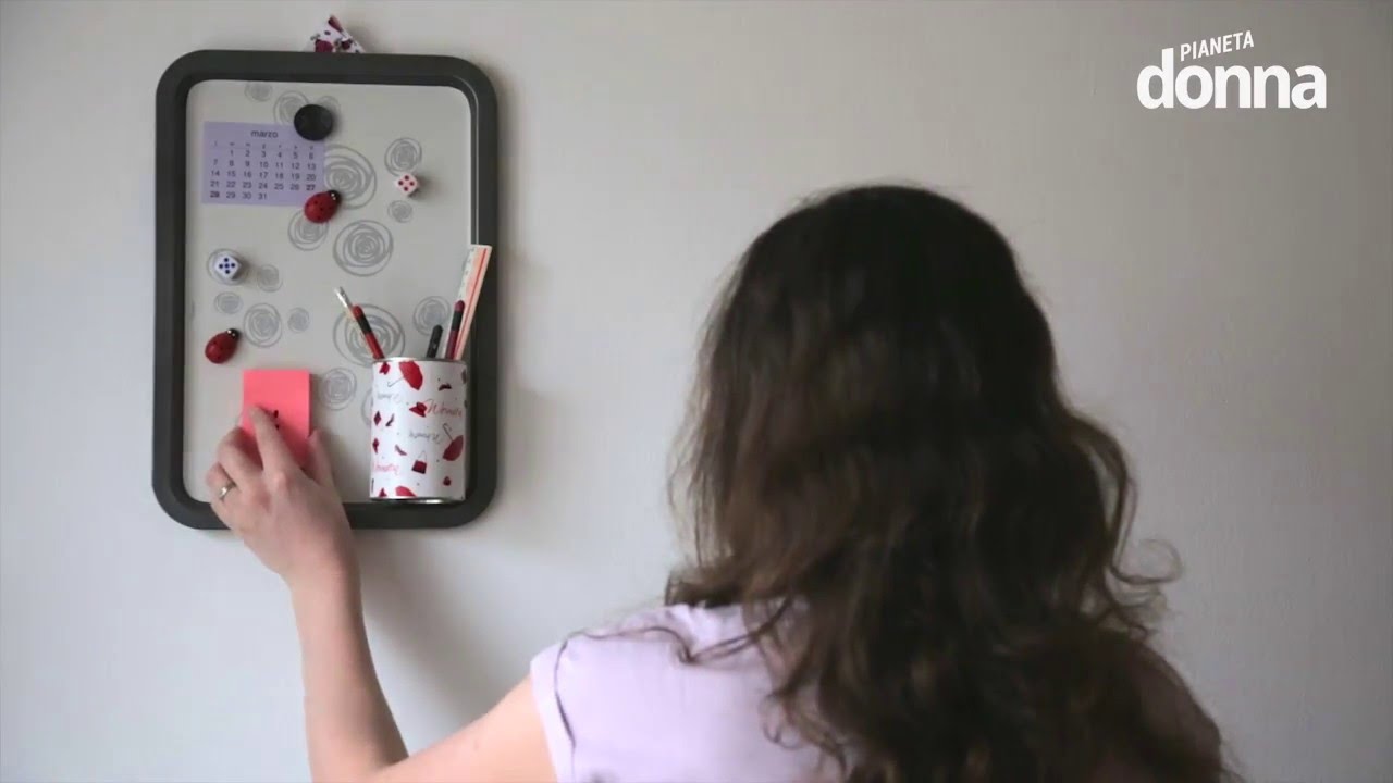 Come fare una lavagna magnetica tutorial youtube Parete lavagna magnetica