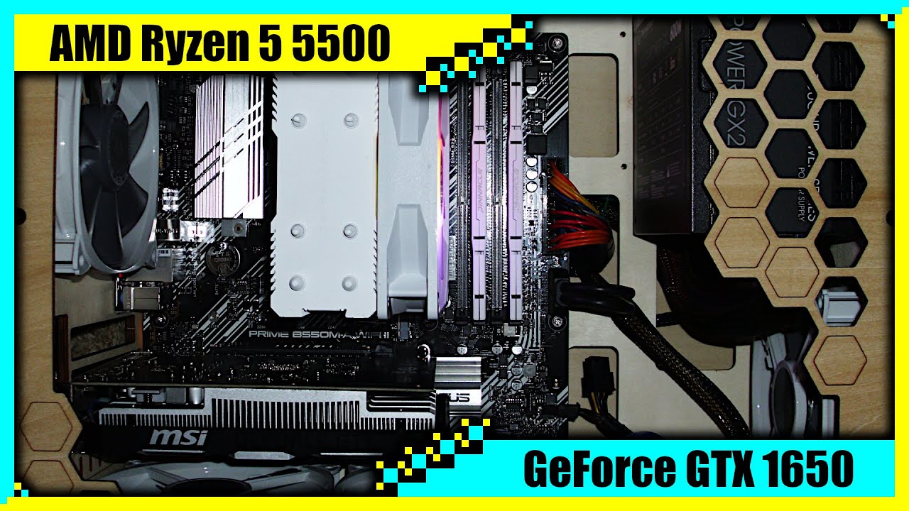 Gaming Setup Ryzen 5 5500 1650 – Next Level PC Maroc