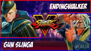 SFV CE - EndingWalker(ED) VS Gun Slinga(ZEKU) 🌘 MeiaLua 🌘