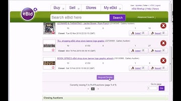 How To Repost Your Auctions - eBid How To Video