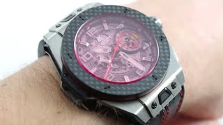 Watchuwant is now watchbox! subscribe for the best luxury watch
content. see this 1-of-1000 limited edition 45mm titanium & carbon
fiber hublot big bang ferr...