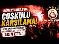 Kemerburgaz'da Galatasaray'a coşkulu karşılama: Yüzlerce taraftar bayram yerine çevirdi