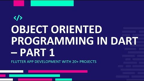 [HINDI] PART - 1 || Class, Data Members & Methods In Dart | OOPs Basics In Dart | Flutter Tutorial