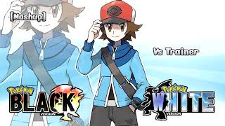 Pokemon Black and White - Trainer Battle Theme Remix (Mashup) chords